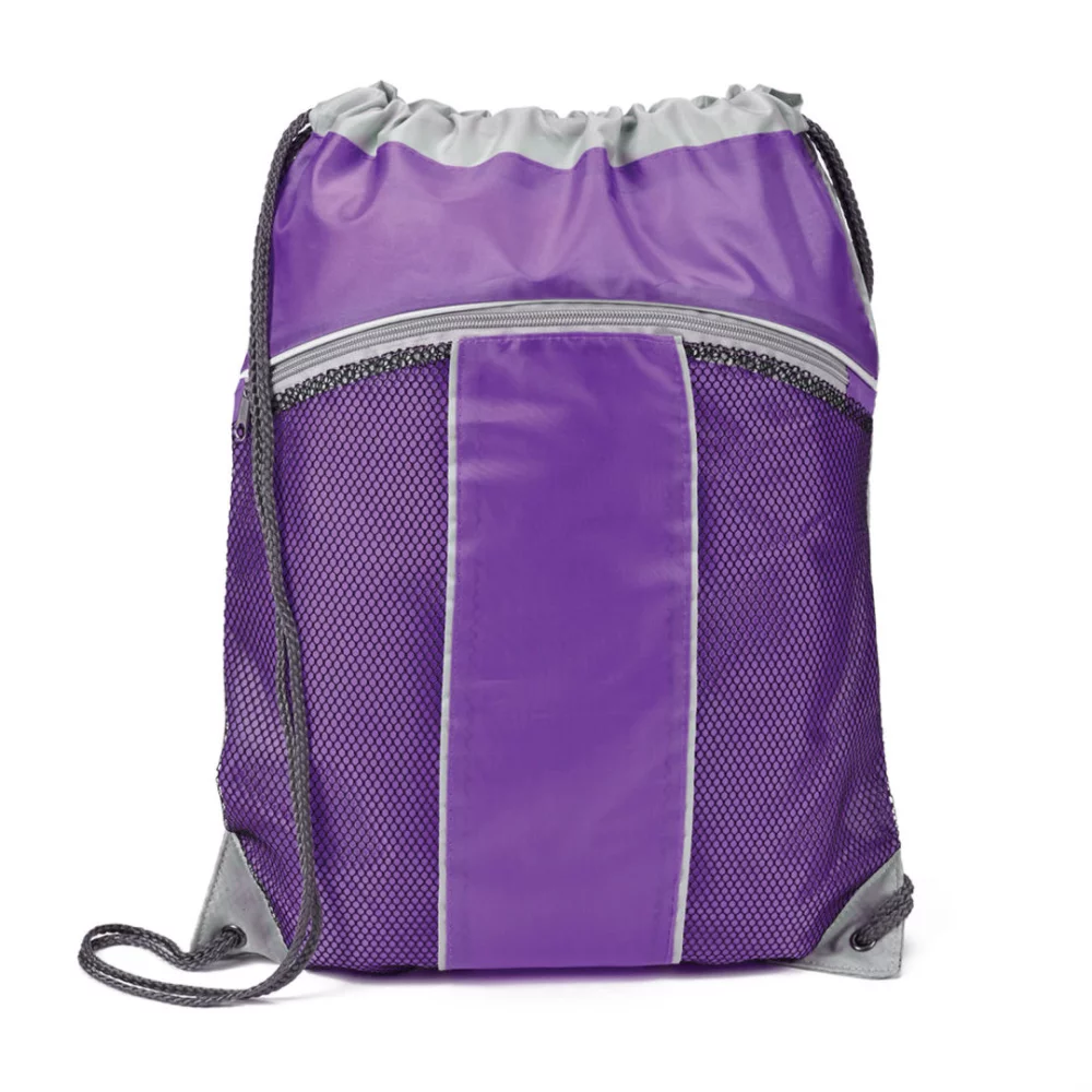 The Leader Drawstring Bag - Purple