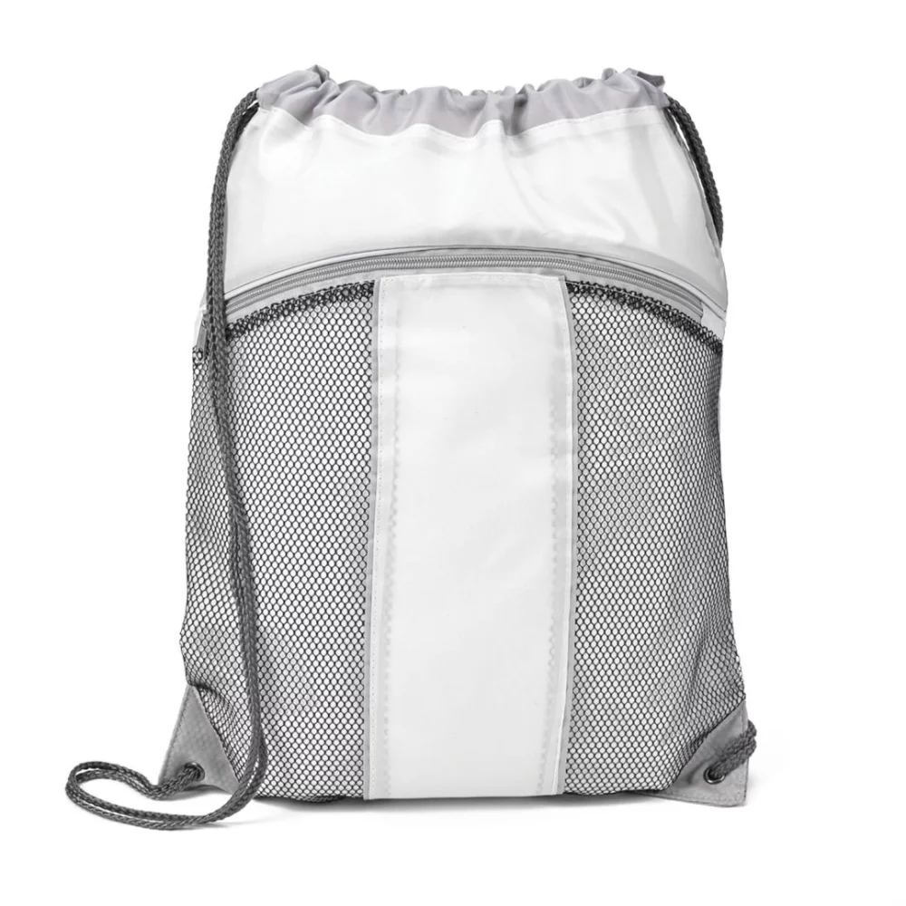 The Leader Drawstring Bag - White