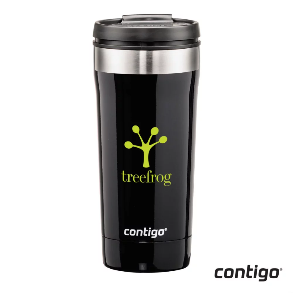 Gobelet Contigo® Uptown™ Dual-Sip en acier inoxydable - 18 oz Réglisse