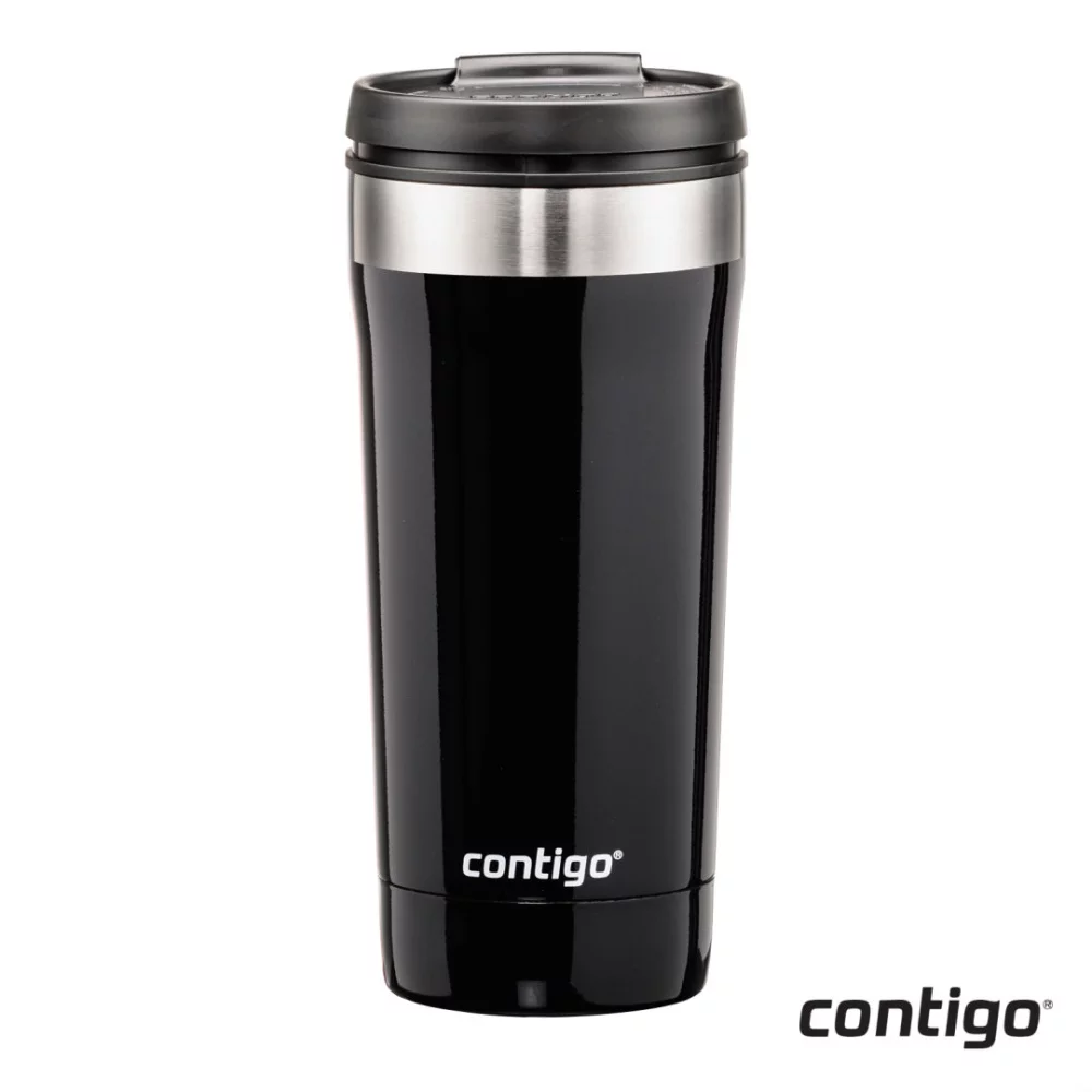 Contigo® Uptown™ Dual-Sip SS Tumbler - 18oz Licorice