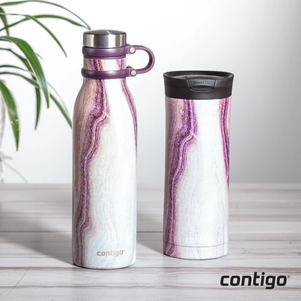 Ensemble cadeau Contigo® Couture 2 pièces - Pierre de sable