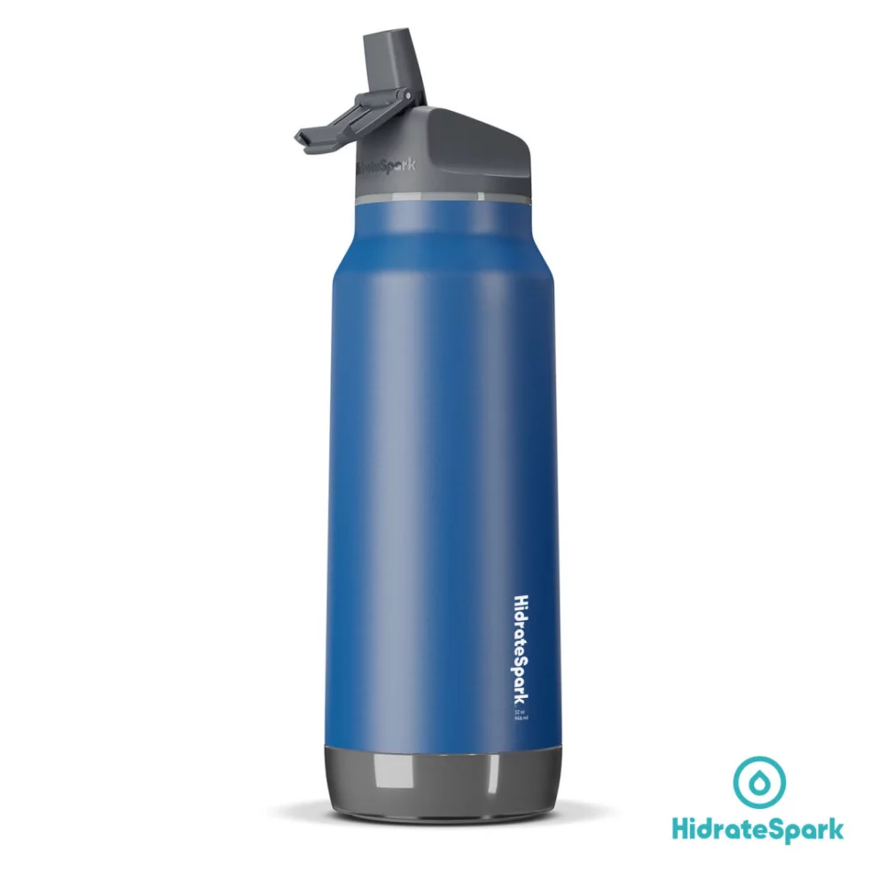 Hidrate Spark® Pro Straw Steel Water Bottle - 32oz Deep Blue