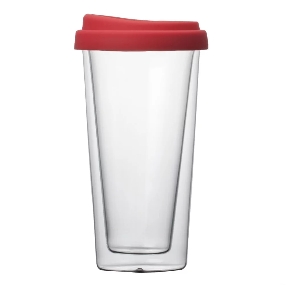 Borosilicate™ Doppio Coffee Mug - 13½ oz Red