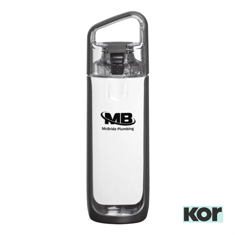 Bouteille d'eau Kor® Delta - 25 oz Charbon