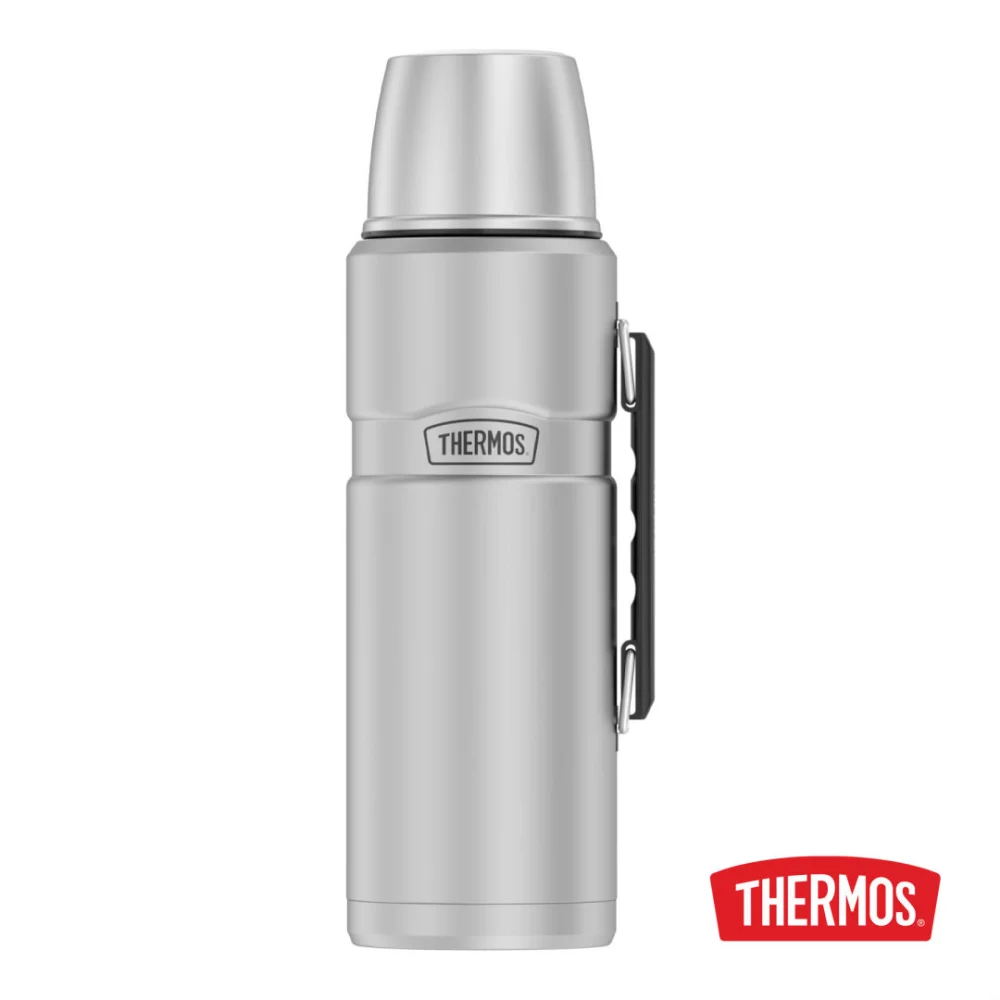 Thermos® SS Beverage Bottle - 2L Matte Steel