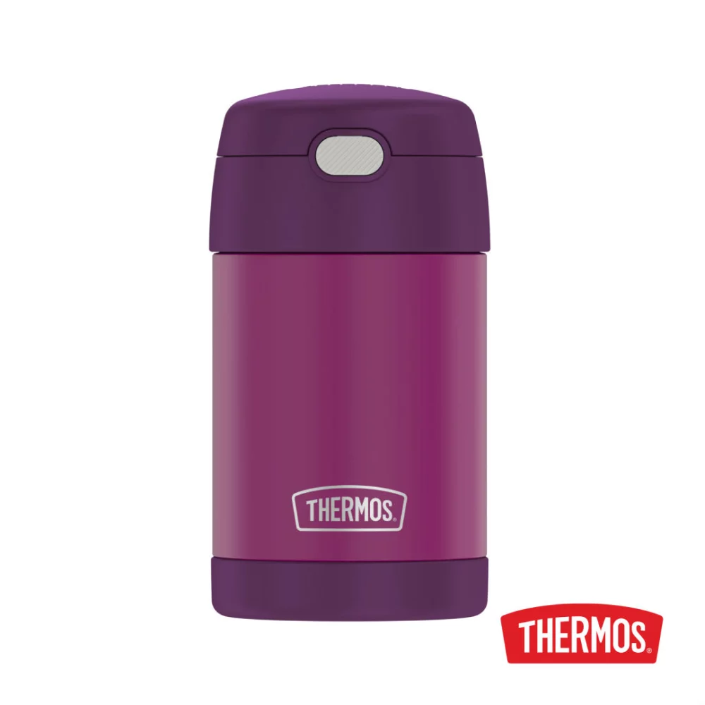 Thermos® FUNtainer™ Pot alimentaire en acier inoxydable avec cuillère pliante - 16 oz Rouge Violet
