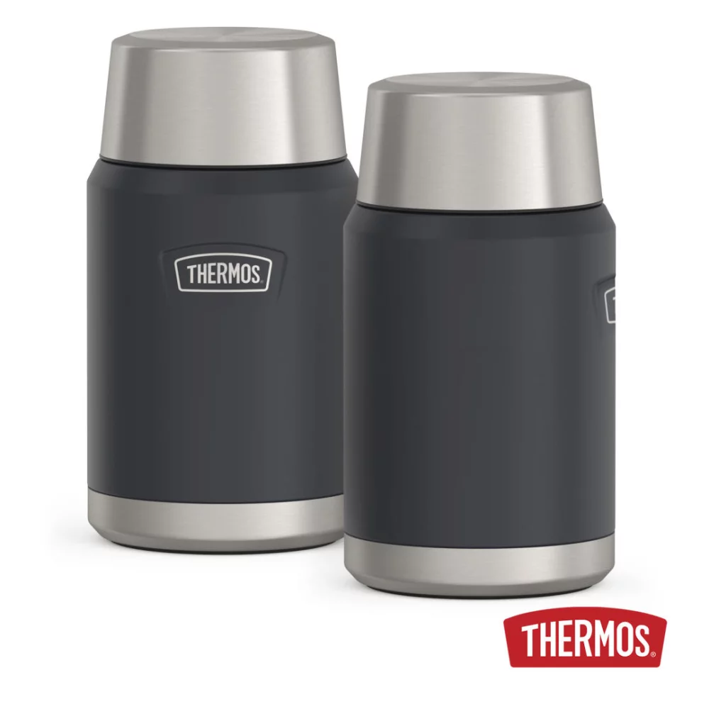 Thermos® ICON SS Food Jar avec cuillère - 24oz Graphite
