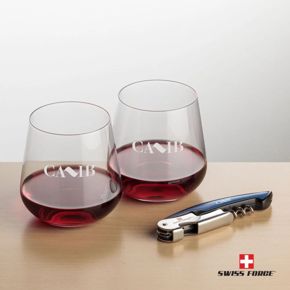 Swiss Force® Opener & 2 Howden Wine - Blue