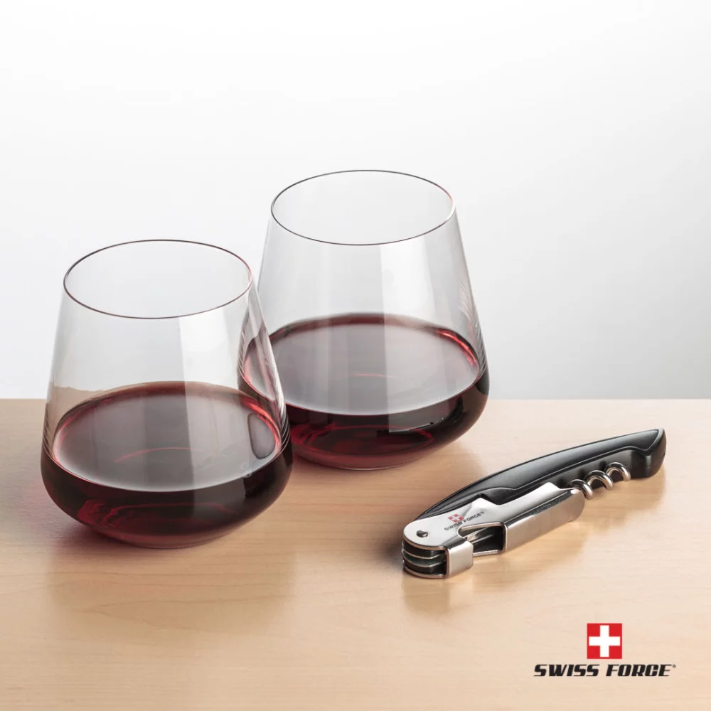 Swiss Force® Opener & 2 Breckland Wine - Black
