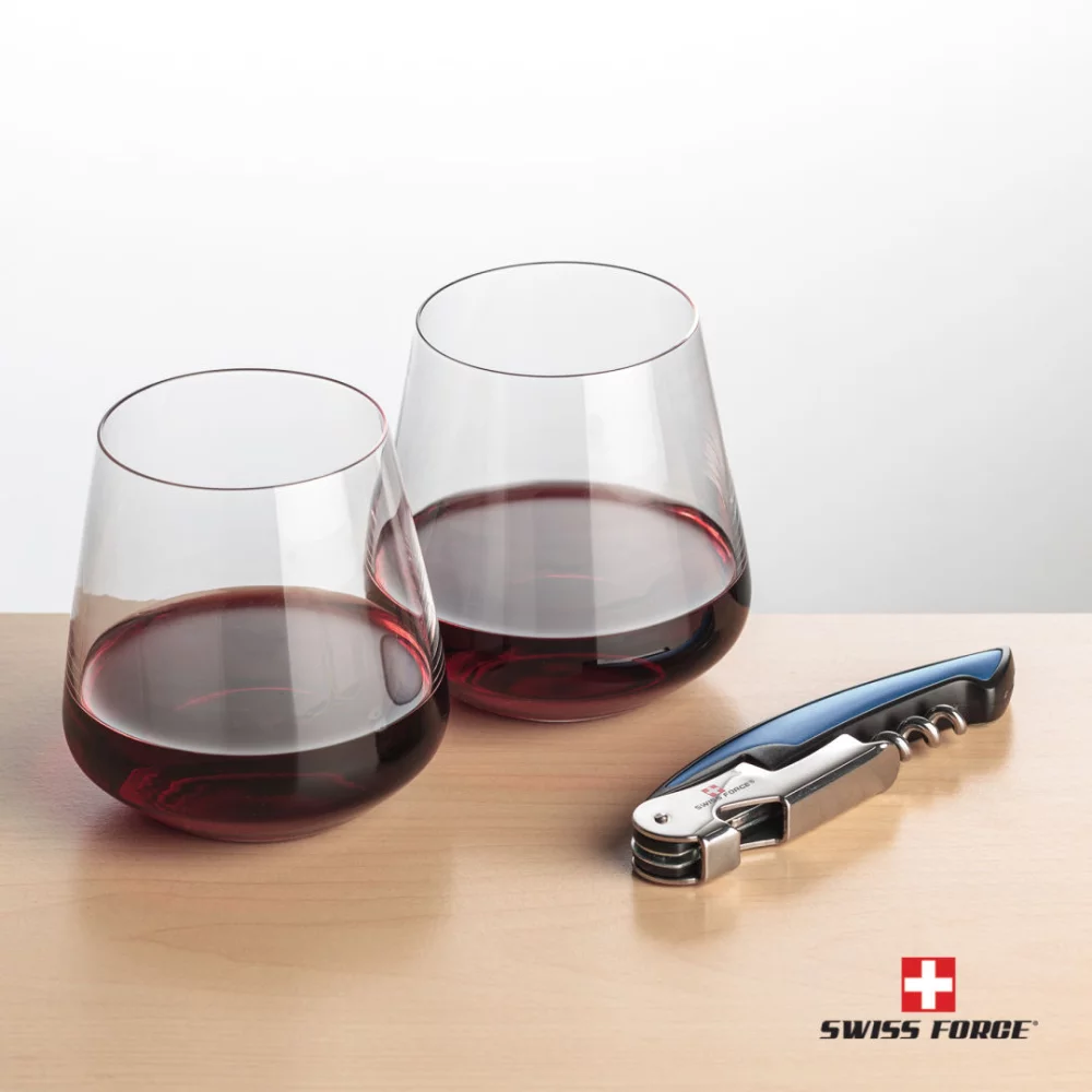 Swiss Force® Opener & 2 Breckland Wine - Blue