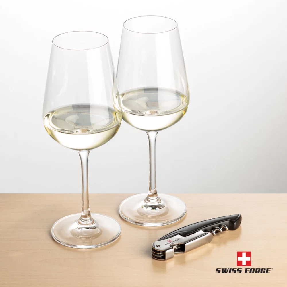 Swiss Force® Opener & 2 Laurent Wine - Black