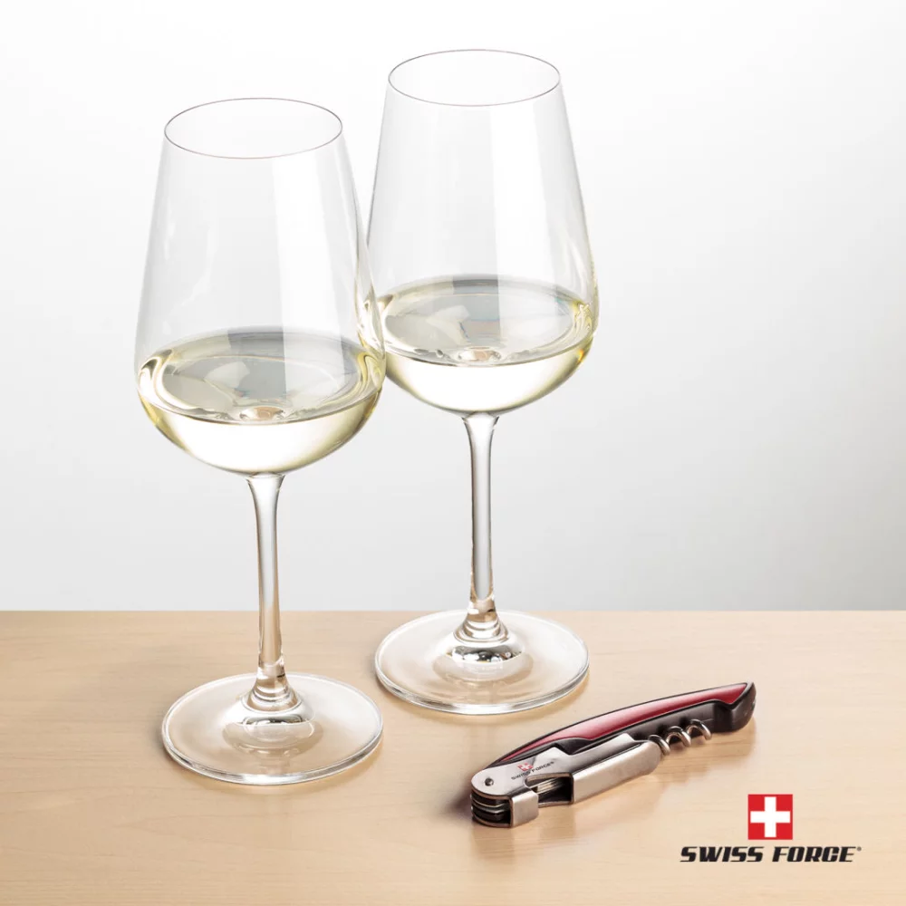 Swiss Force® Opener & 2 Laurent Wine - Red