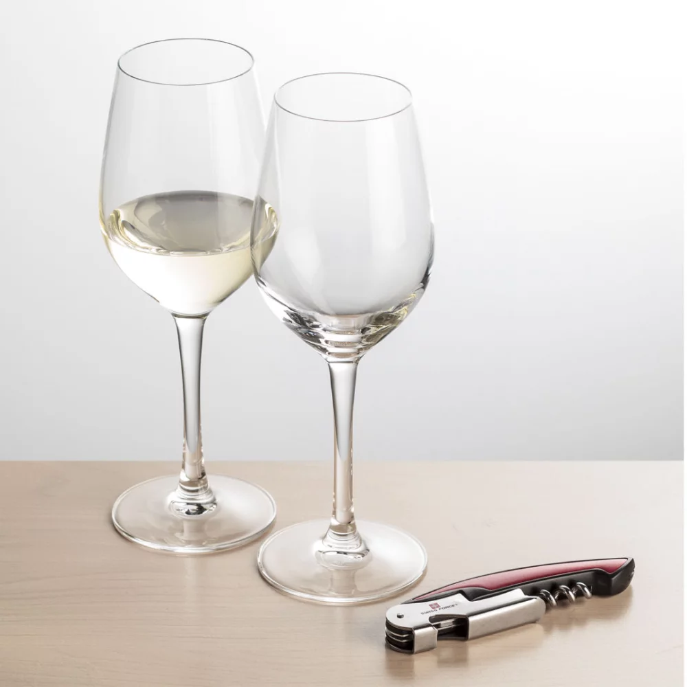Ouvre-bouteille Swiss Force® et 2 bouteilles de vin Lethbridge - Rouge