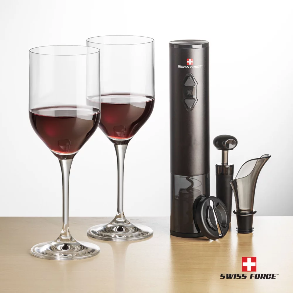 Swiss Force® Opener & 2 Belmont Wine