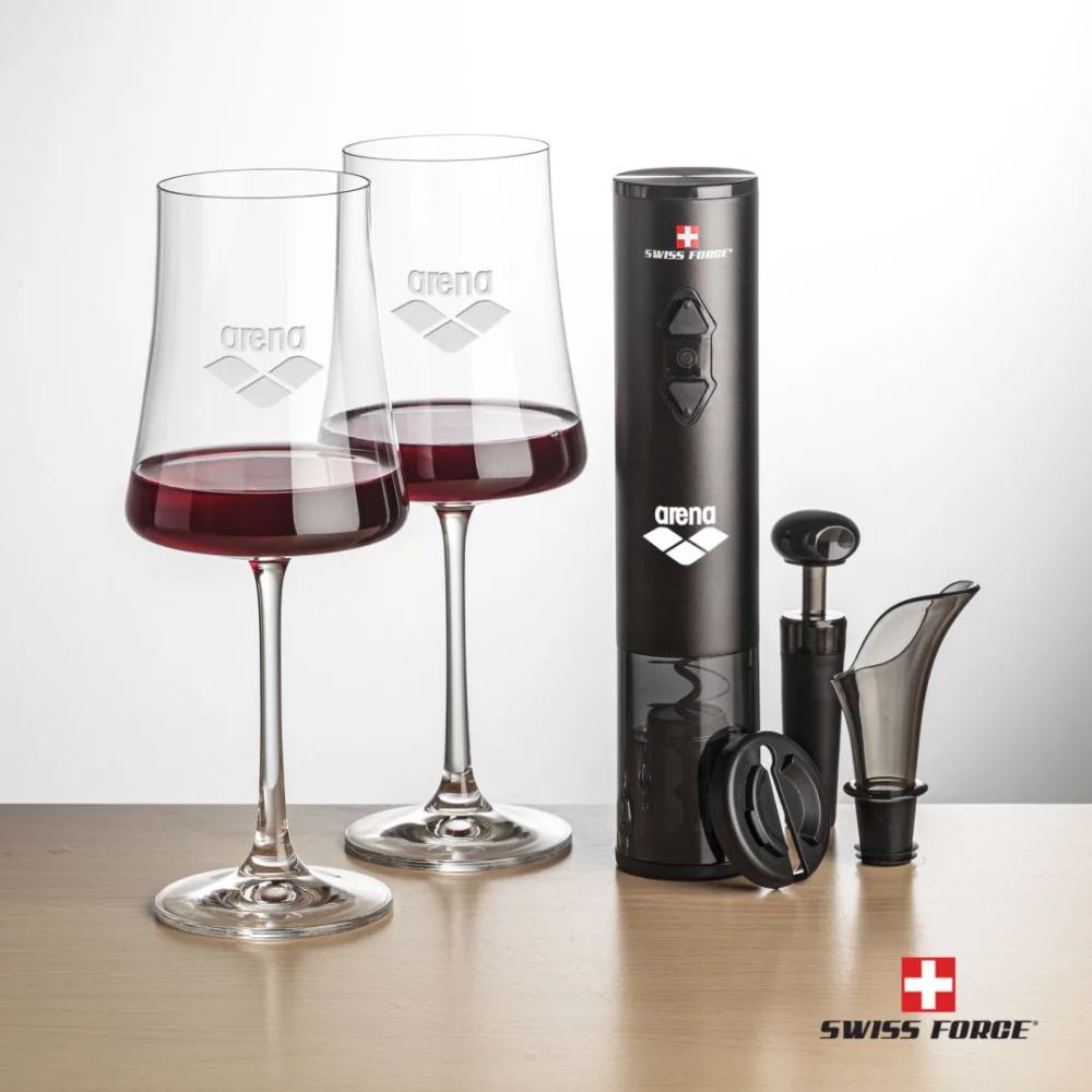 Swiss Force® Opener & 2 Dakota Wine