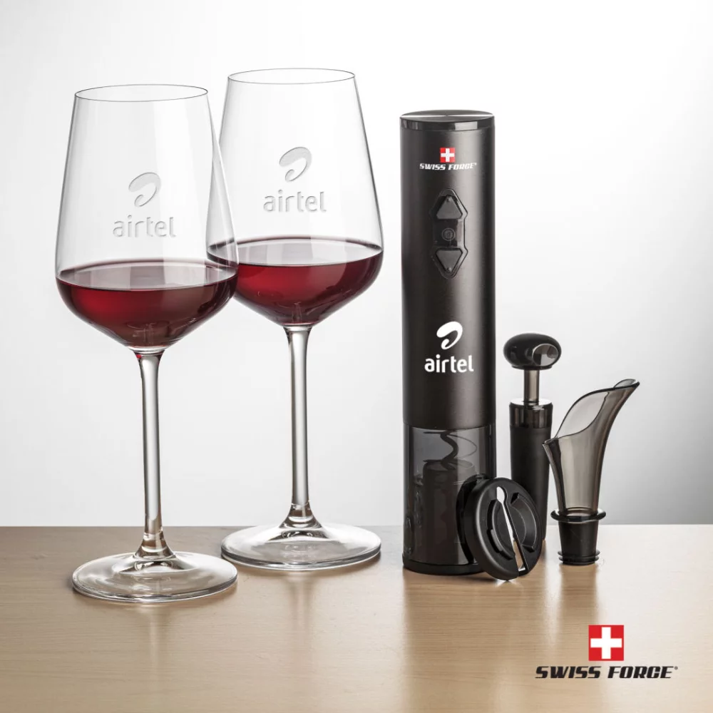 Swiss Force® Opener & 2 Elderwood Wine