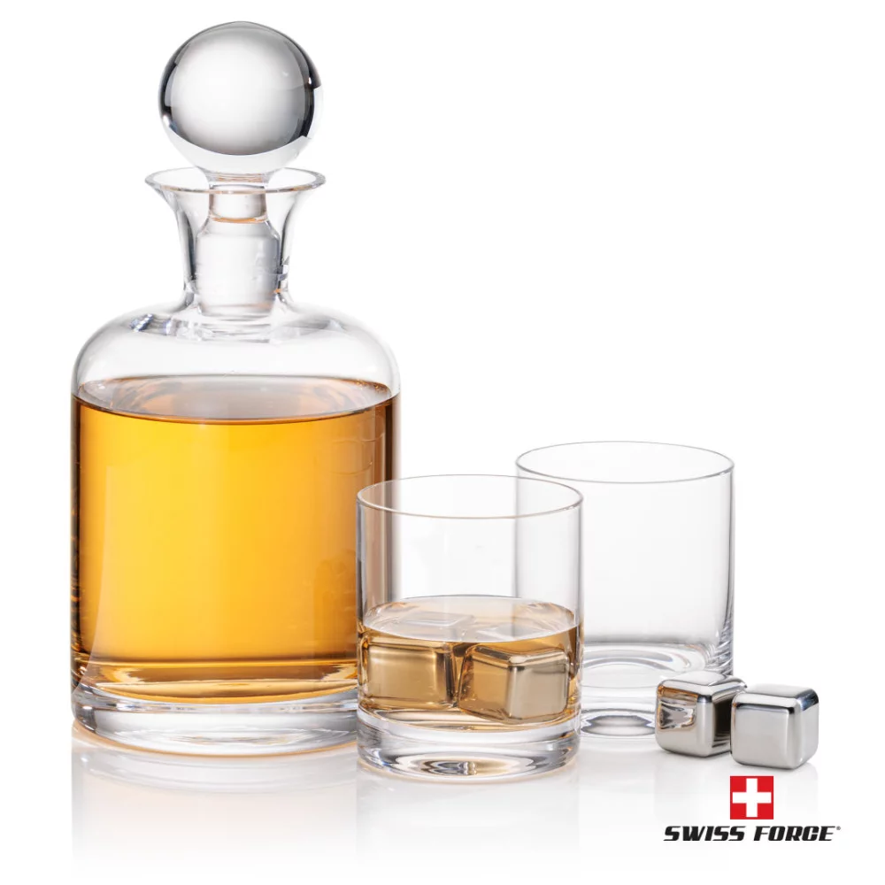 Ensemble de 3 pièces pour carafe Dresden et glaçons en acier inoxydable