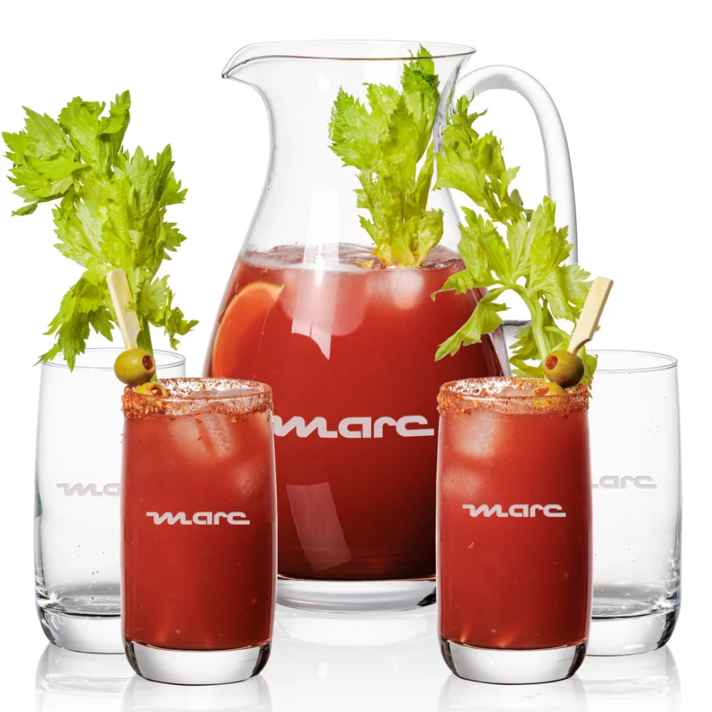 St Tropez Pitcher & 4 Sandown Beverage