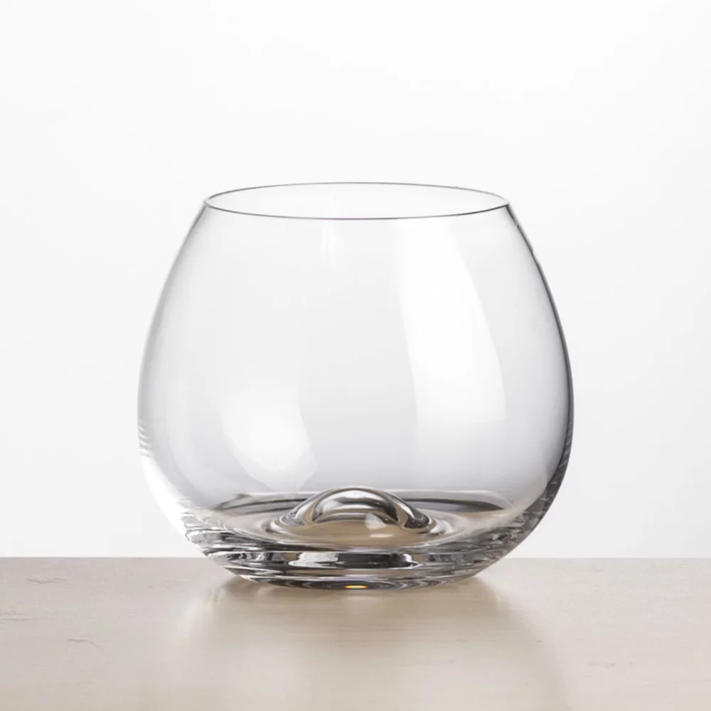 Boston Stemless Brandy Snifter - 15oz Crystalline