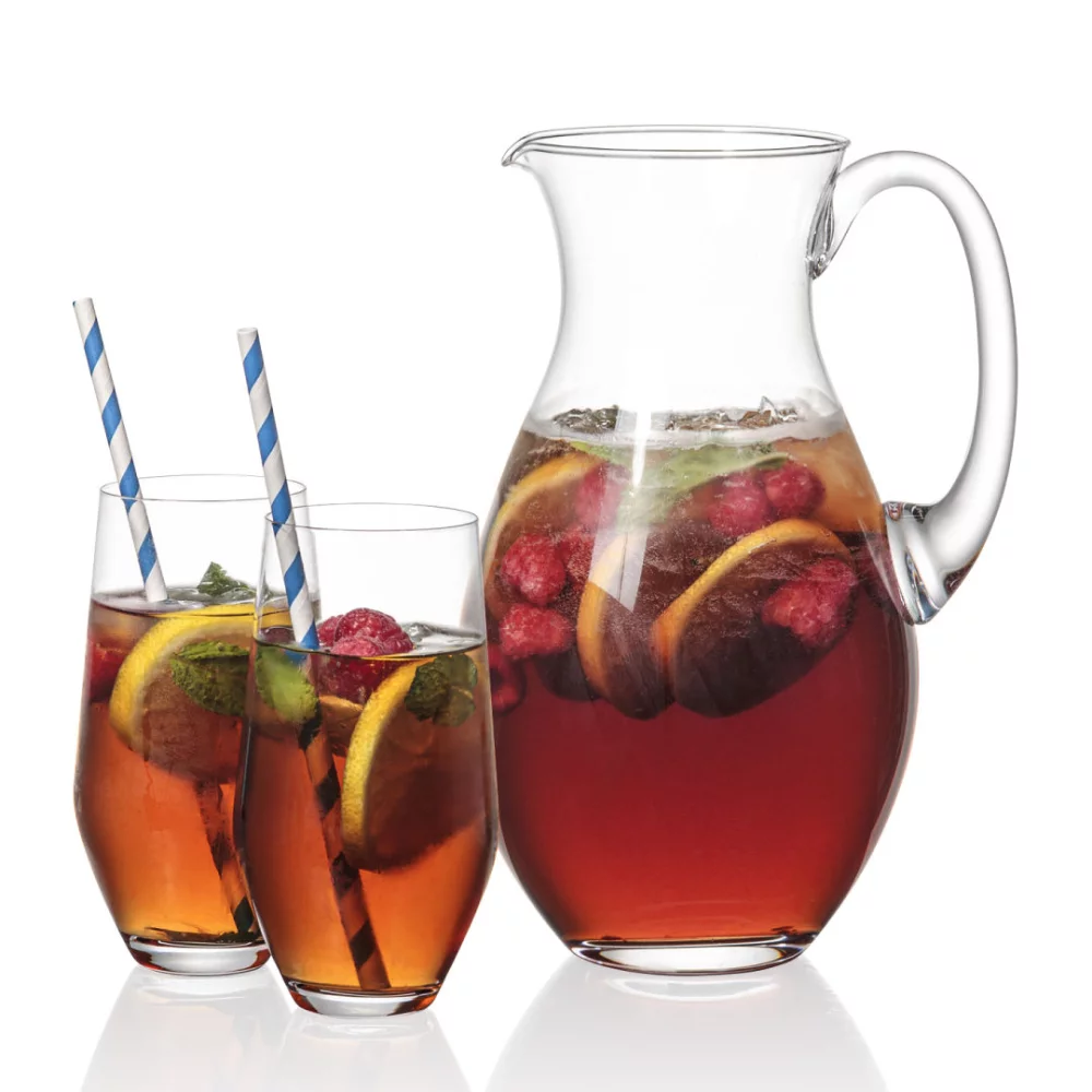 Pichet Charleston et 2 verres à boisson Dresden