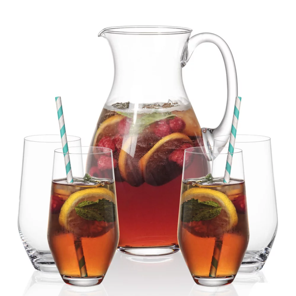 Pichet Charleston et 4 verres à boisson Dresden