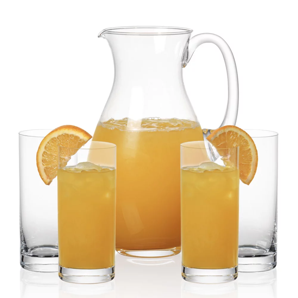 Pichet Charleston et 4 verres Franca.