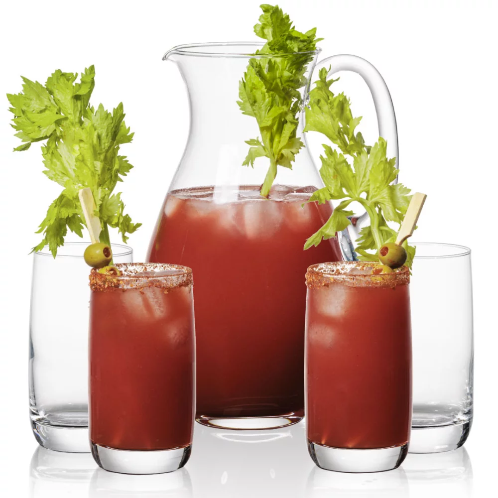 Pichet Charleston et 4 verres Sandown.