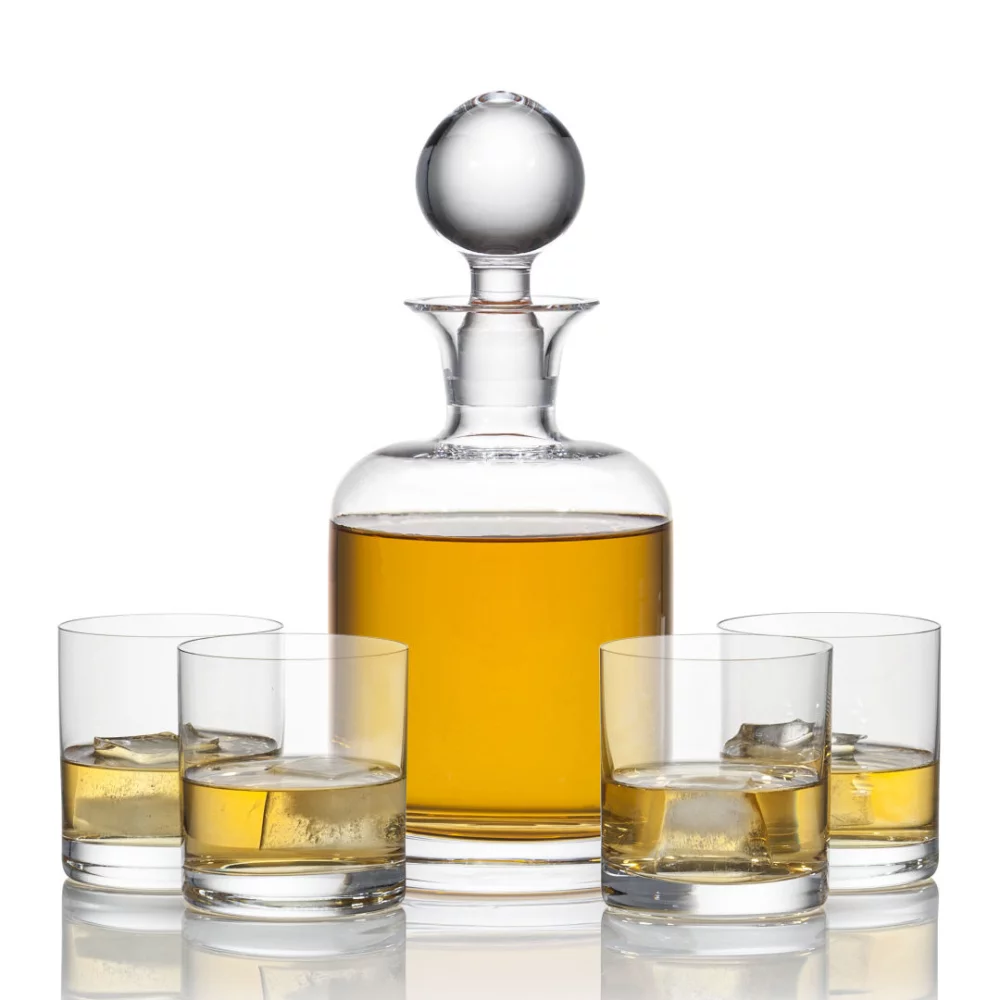 Carafe Franca & 4 verres à whisky sur glace