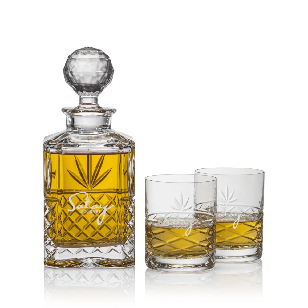 Carafe Pelham et 2 verres Old Fashioned