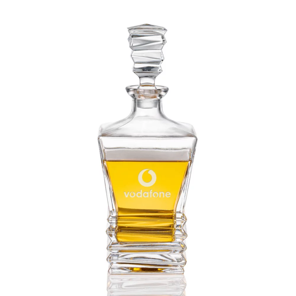 Carafe Bentley avec couvercle - 25 oz en cristal.