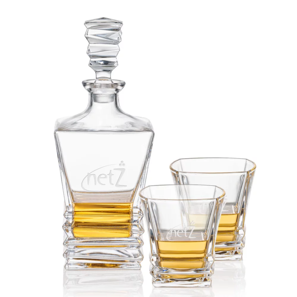 Bentley Carafe & 2 Verres à whisky