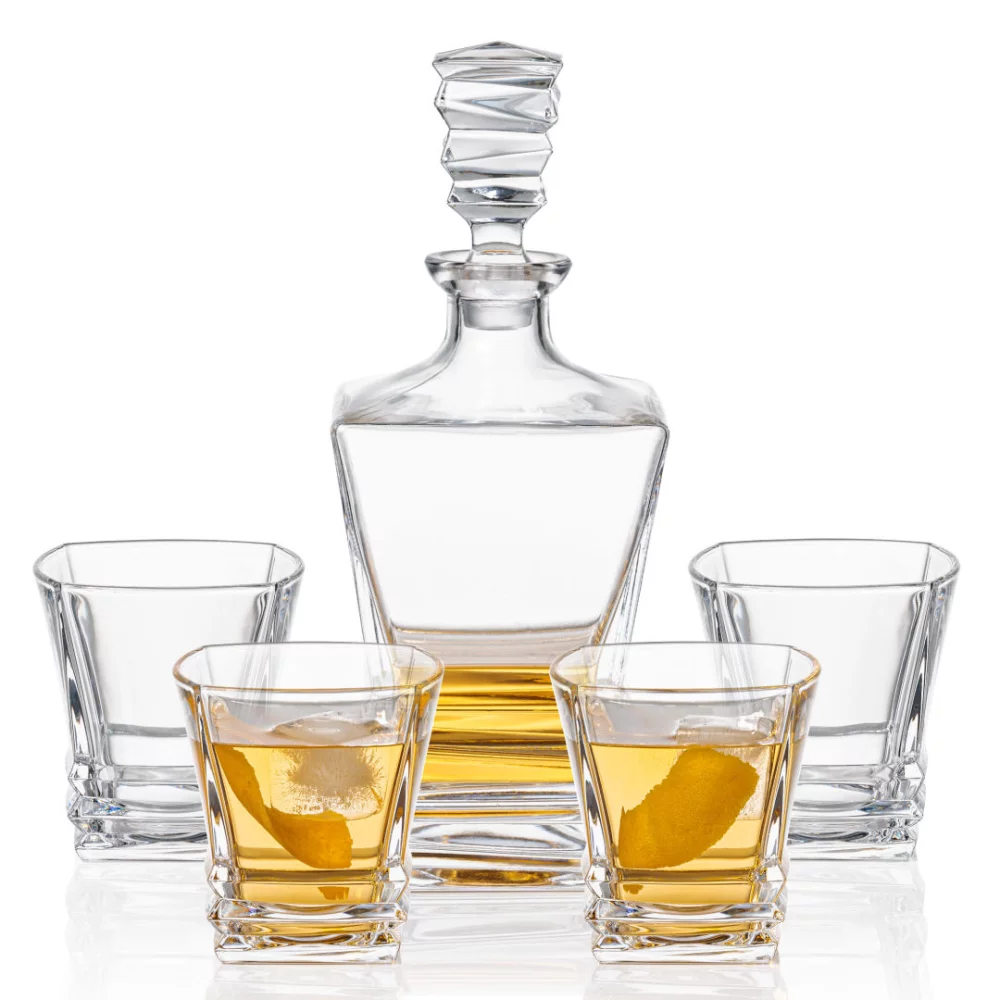 Bentley Carafe & 4 Verres à whisky