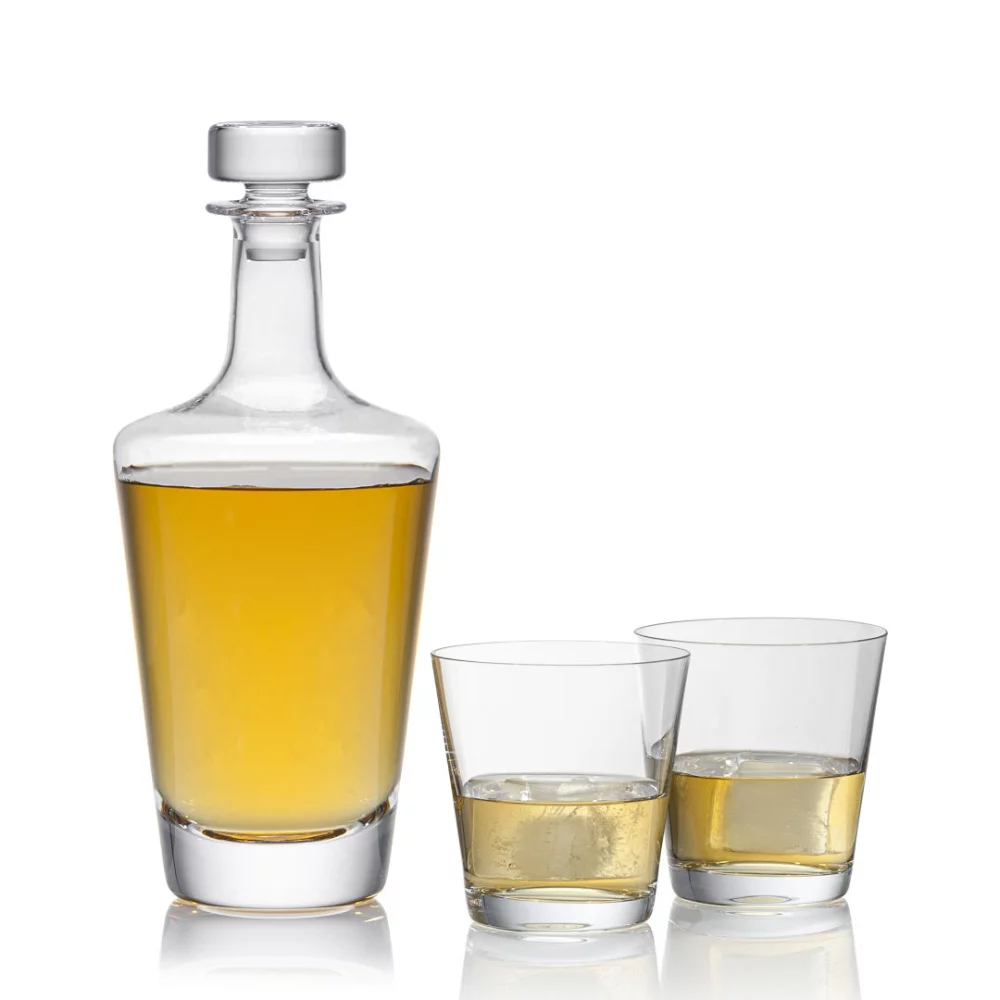 Carafe Salzberg et 2 verres à whisky.