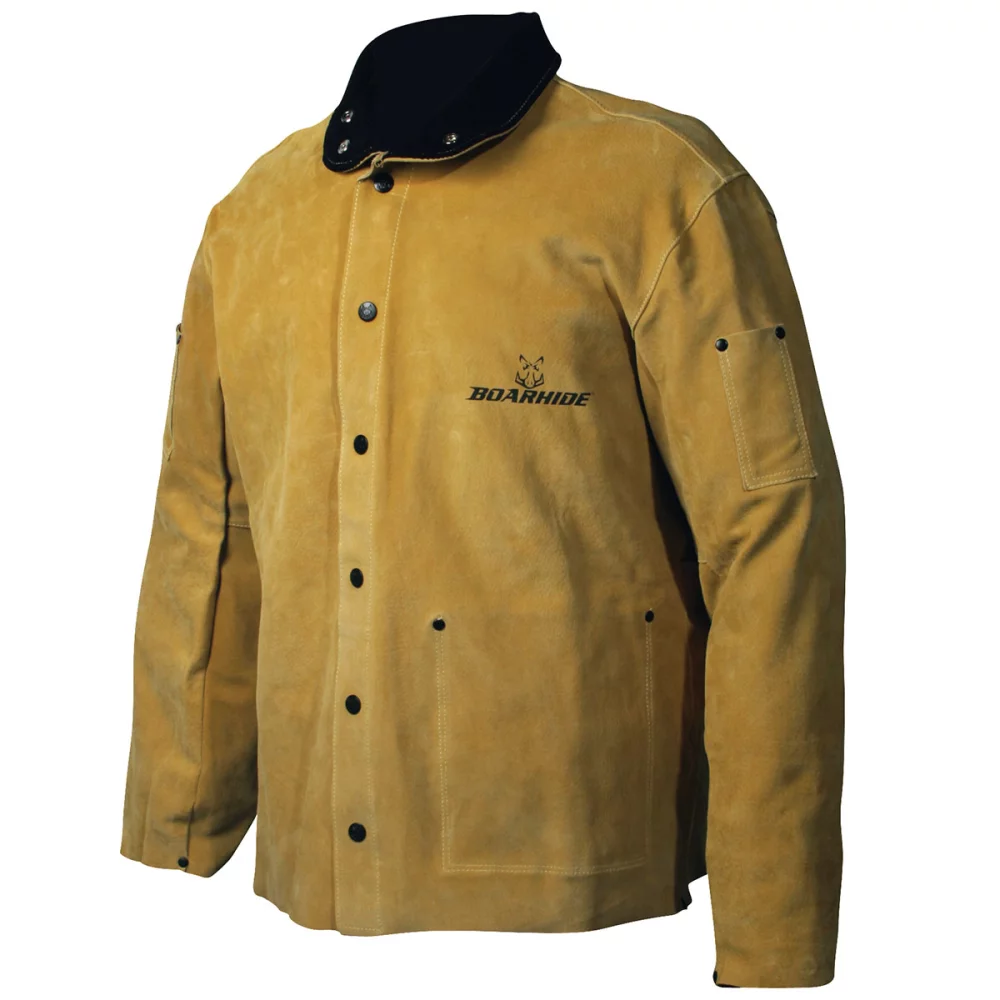 Caiman 30" Gold Boarhide Coat/Jacket