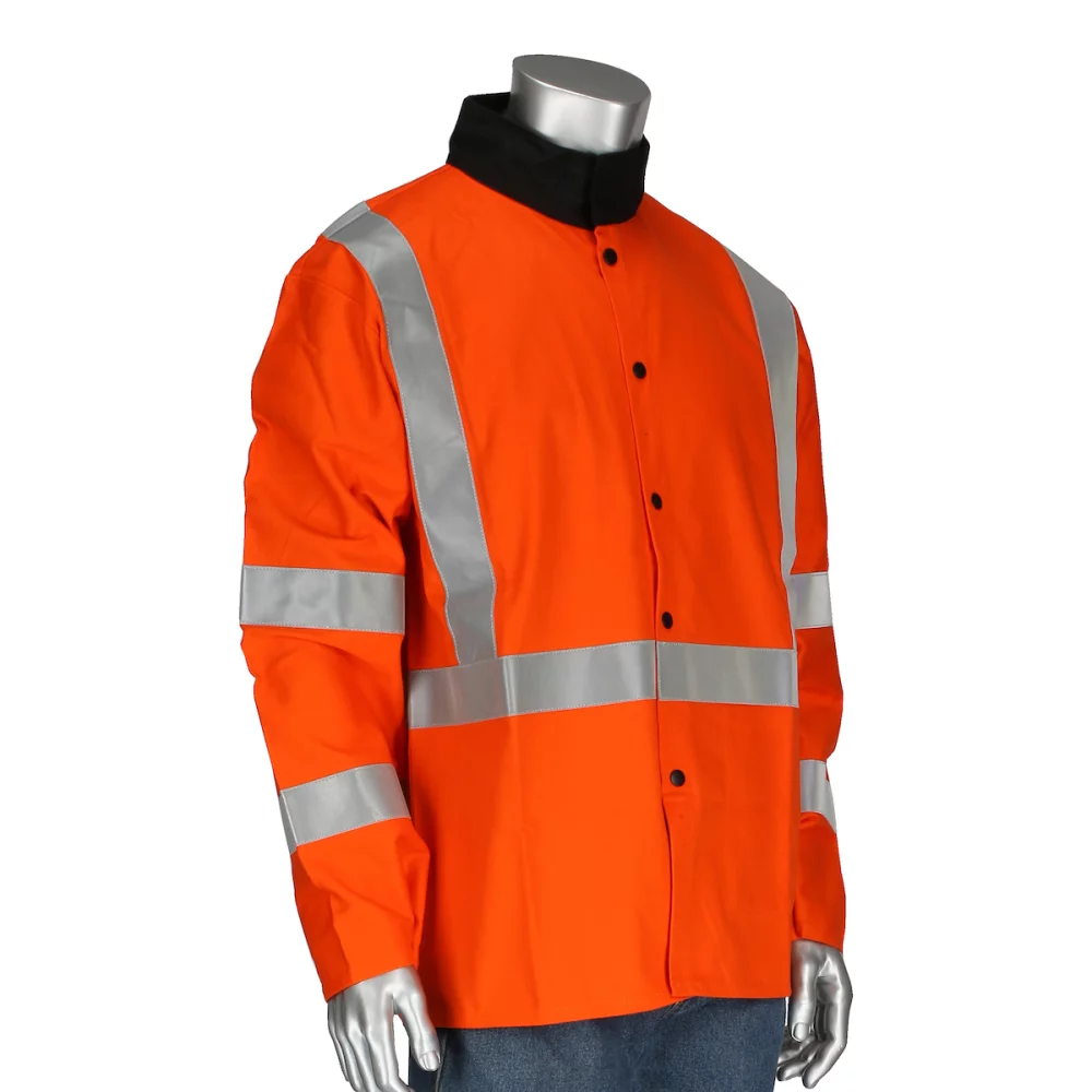 Ironcat® Hi-Vis FR Treated 100% Cotton Sateen Jacket