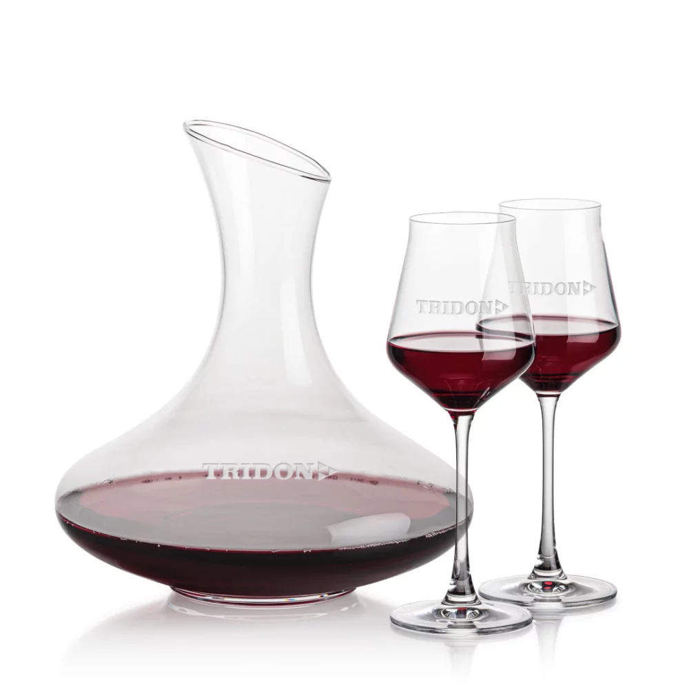 Innisfil Carafe & 2 Bretton Wine