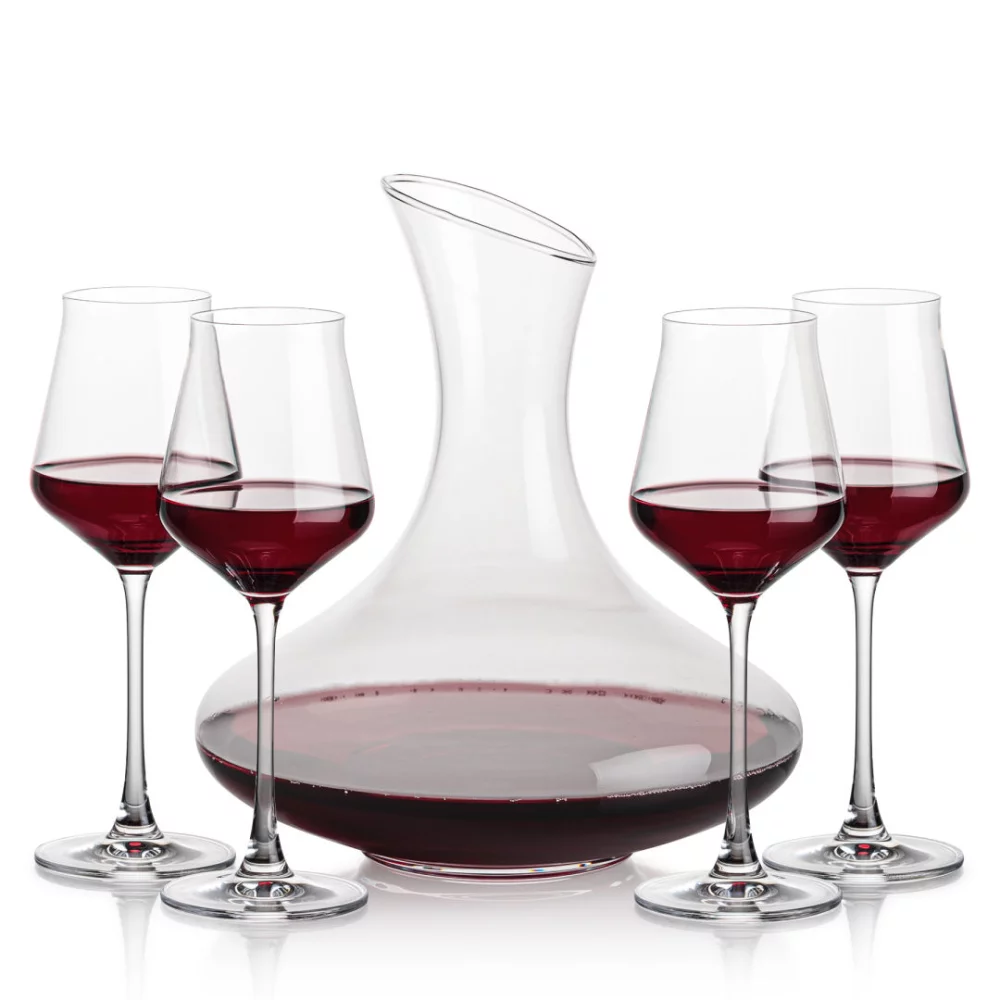 Innisfil Carafe & 4 Bretton Wine