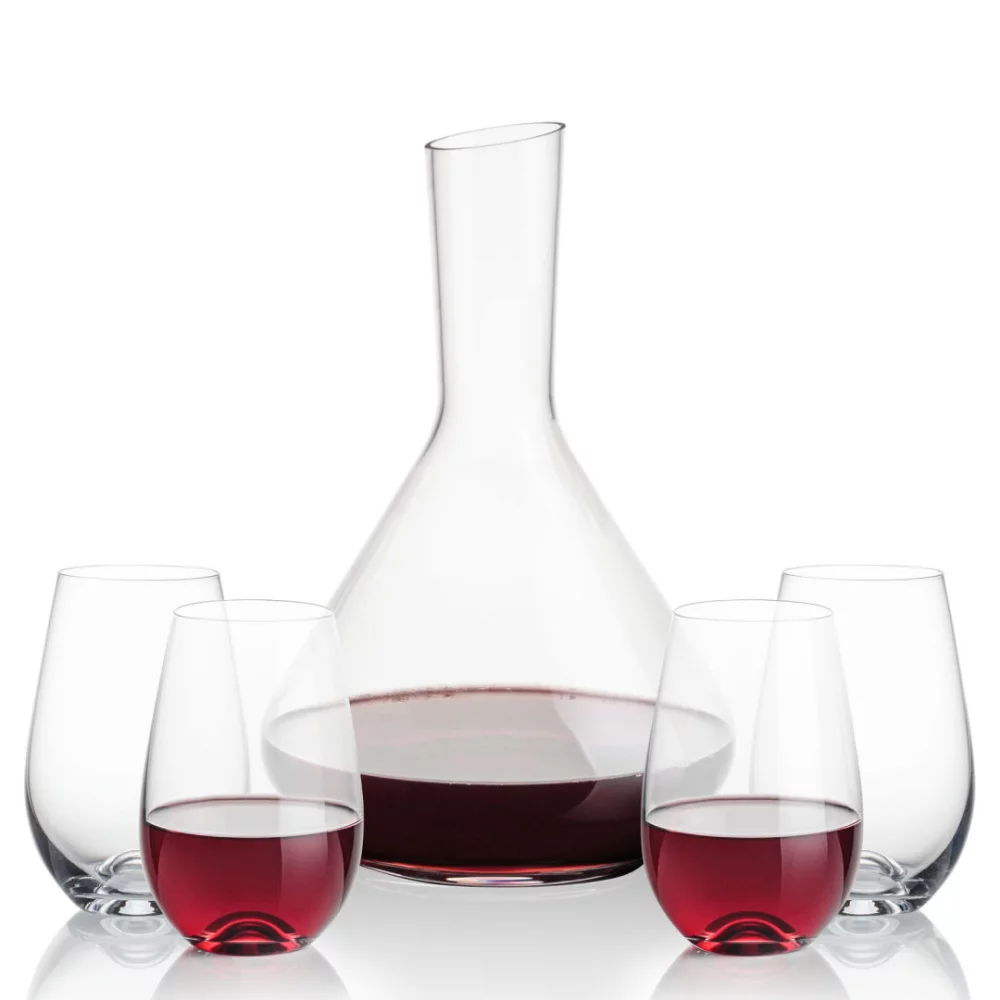 Terrassa Carafe & 4 Boston Slemless Wine