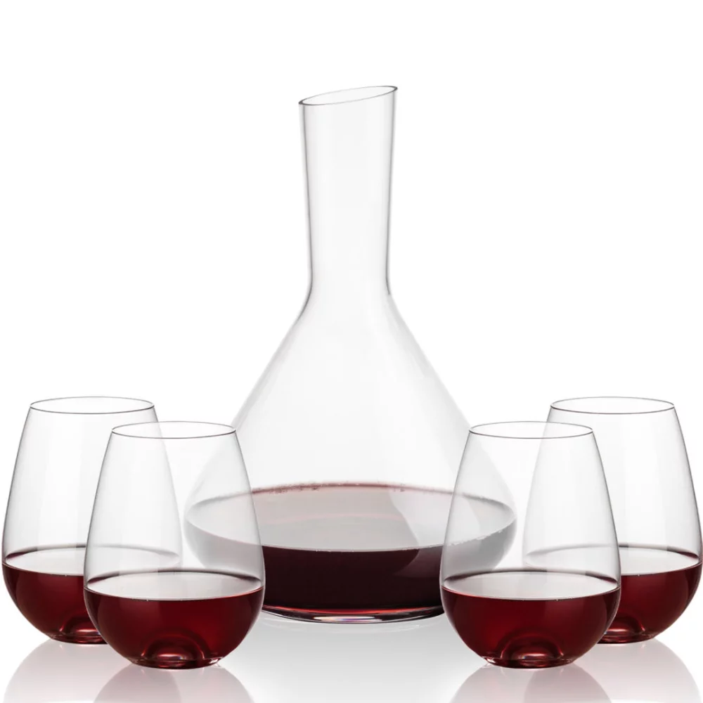 Terrassa Carafe & 4 Edderton Slemless Wine
