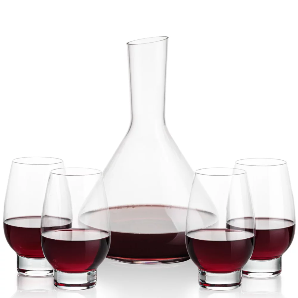 Terrassa Carafe & 4 Glenarden Slemless Wine