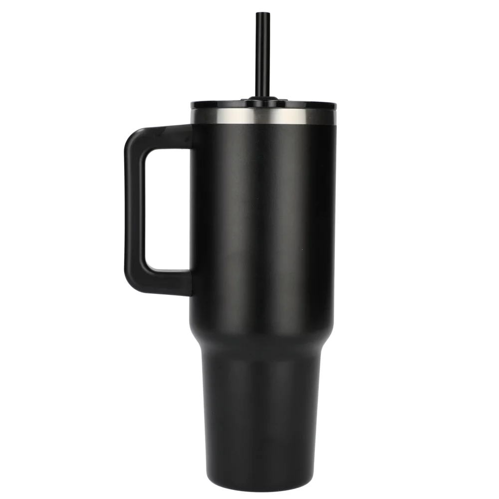 Gobelet de voyage recyclé Pinnacle avec paille 40 oz