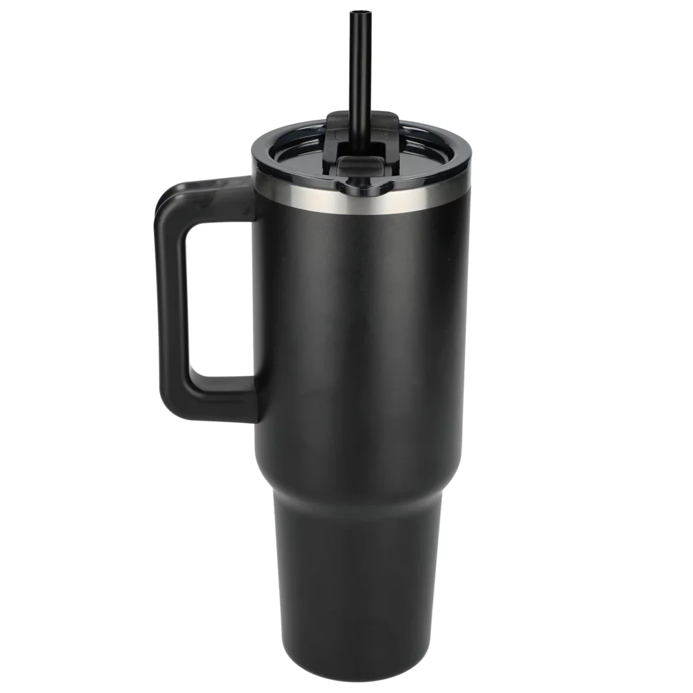 Gobelet de voyage recyclé Pinnacle avec paille 40 oz