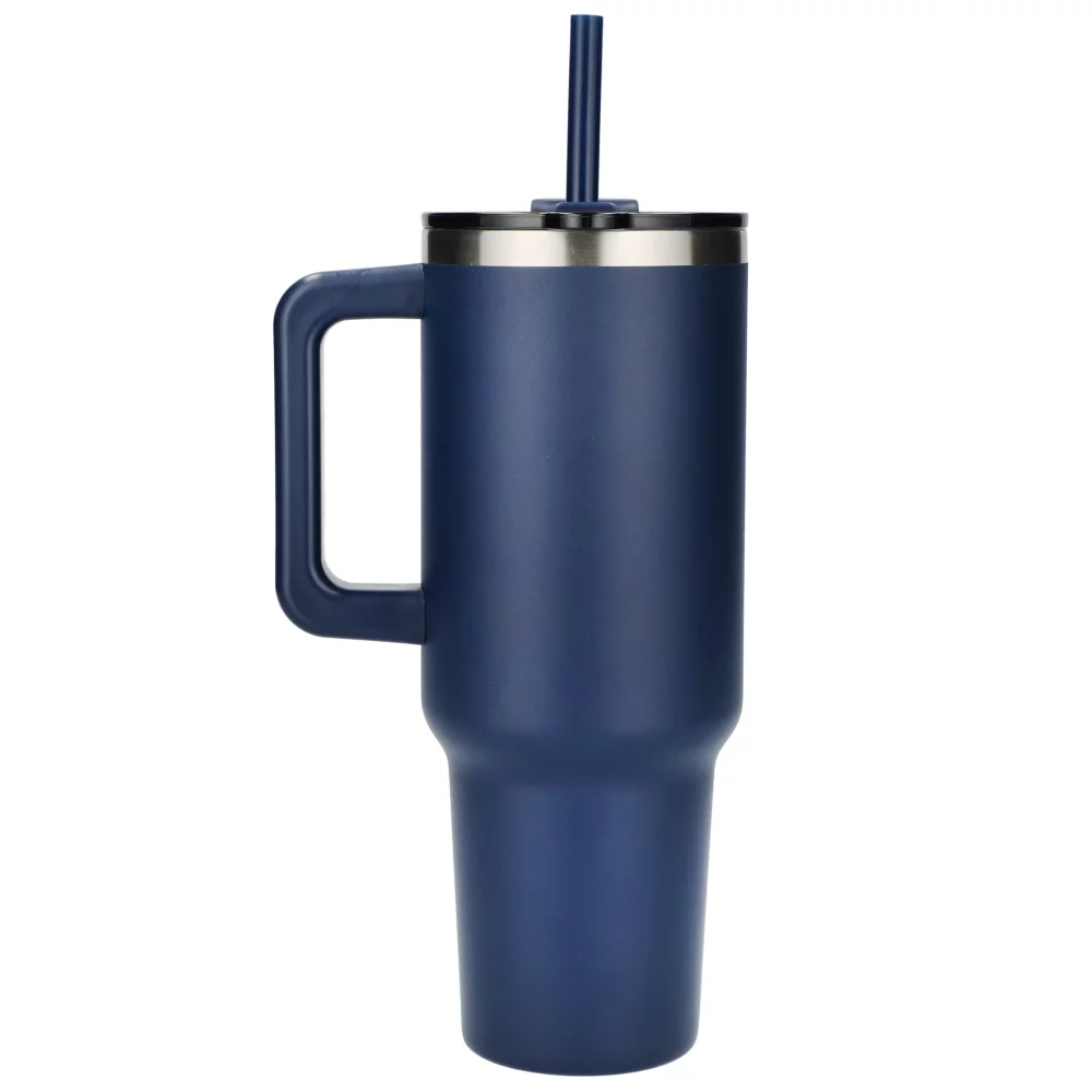 Gobelet de voyage recyclé Pinnacle avec paille 40 oz