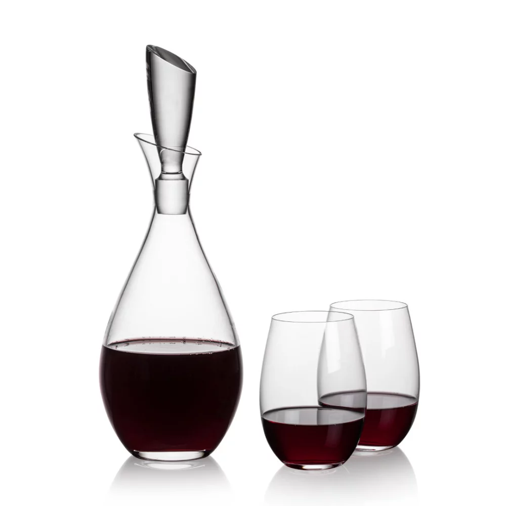 Juliette Decanter & 2 Laurent Stemless Wine