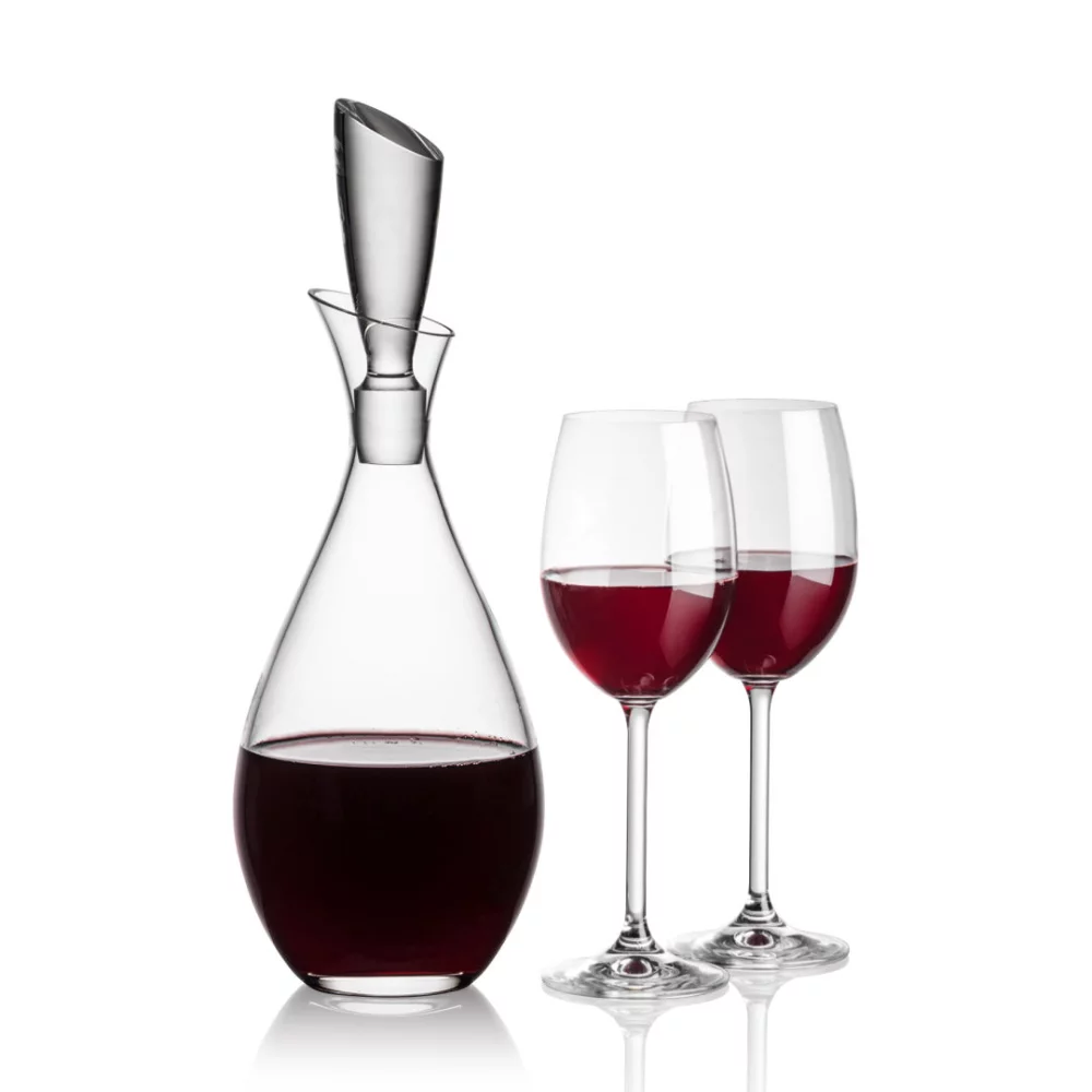 Carafes Juliette & 2 verres à vin Naples