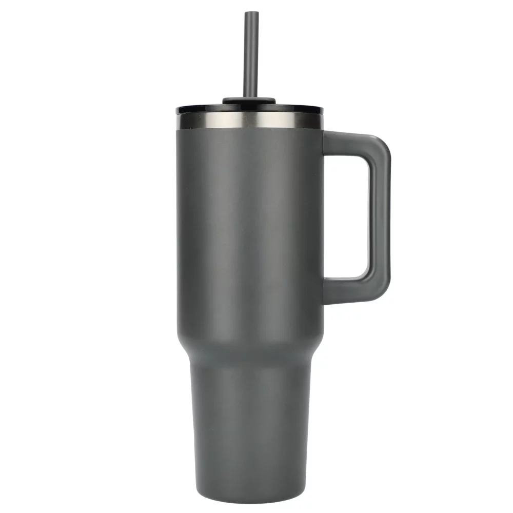 Gobelet de voyage recyclé Pinnacle avec paille 40 oz