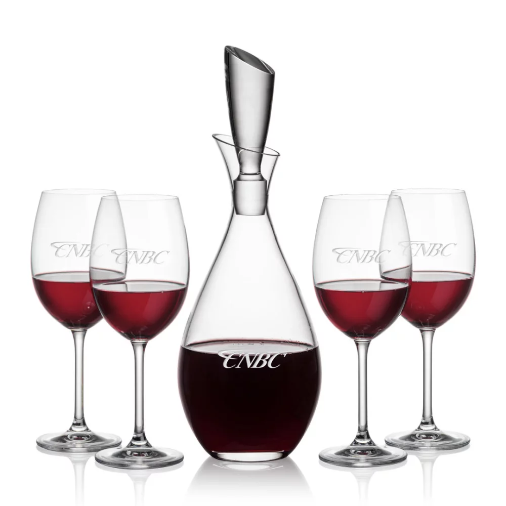 Carafes Juliette & 4 verres à vin Coleford