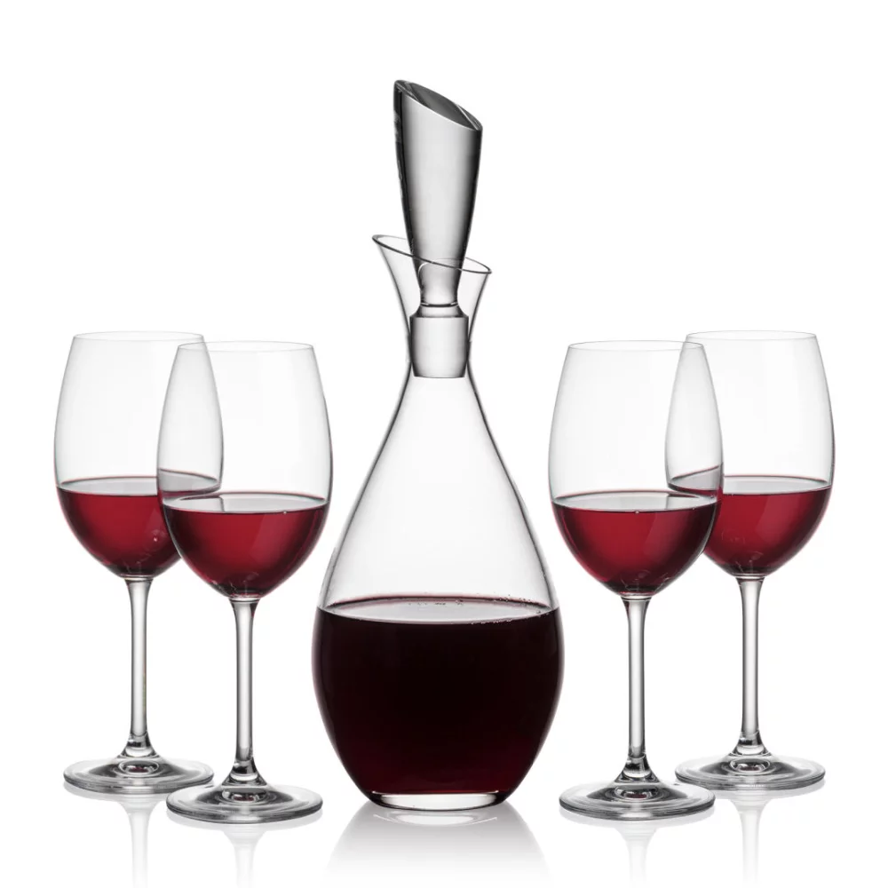 Carafes Juliette & 4 verres à vin Coleford