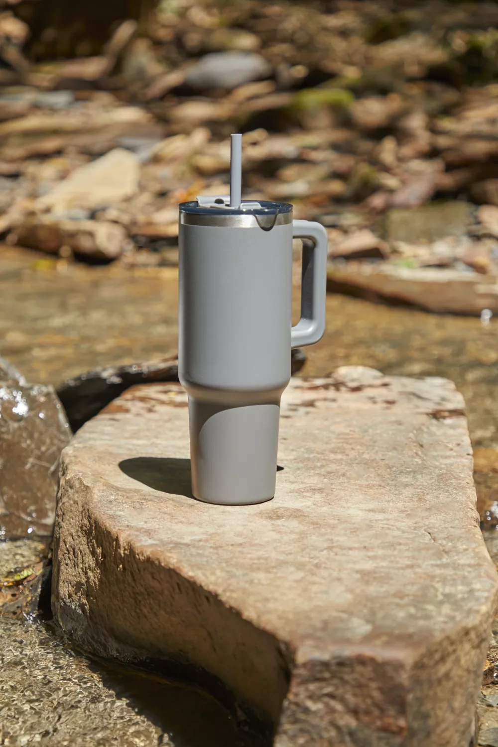 Gobelet de voyage recyclé Pinnacle avec paille 40 oz