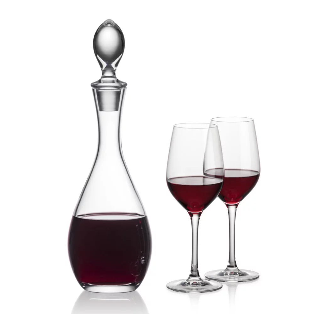 Malvern Decanter & 2 Lethbridge Wine